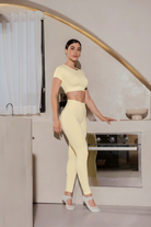 Set blusa y legging sesgo aereo | Ref C2016P