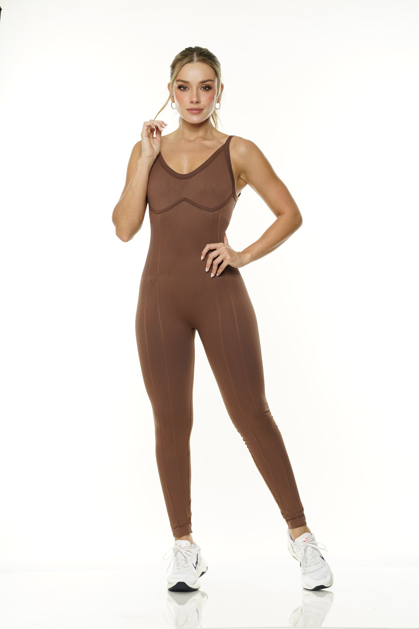 Enterizo largo tiras | Ref. 445 PU