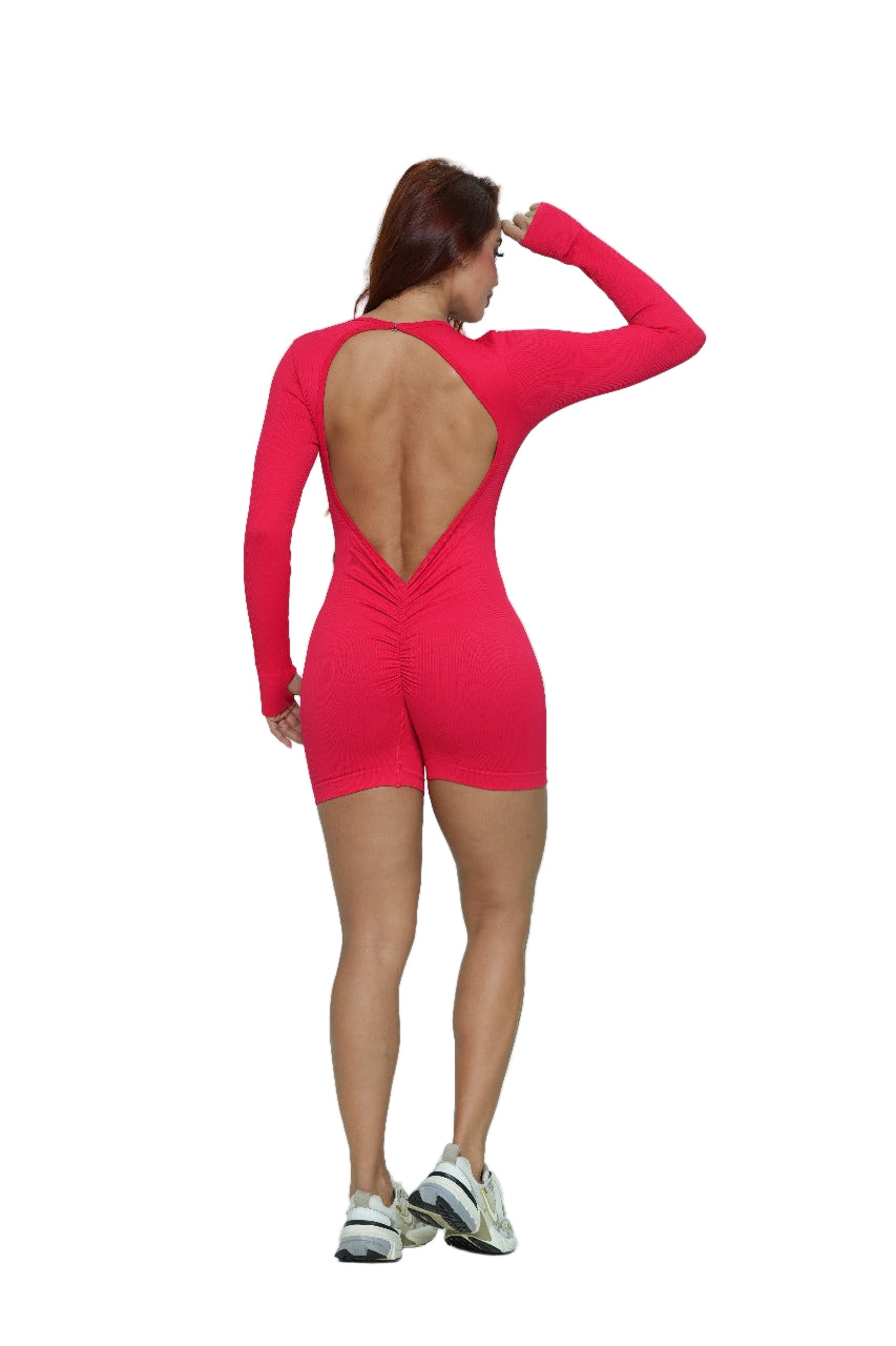 Enterizo corto manga larga | Ref. 304 PU